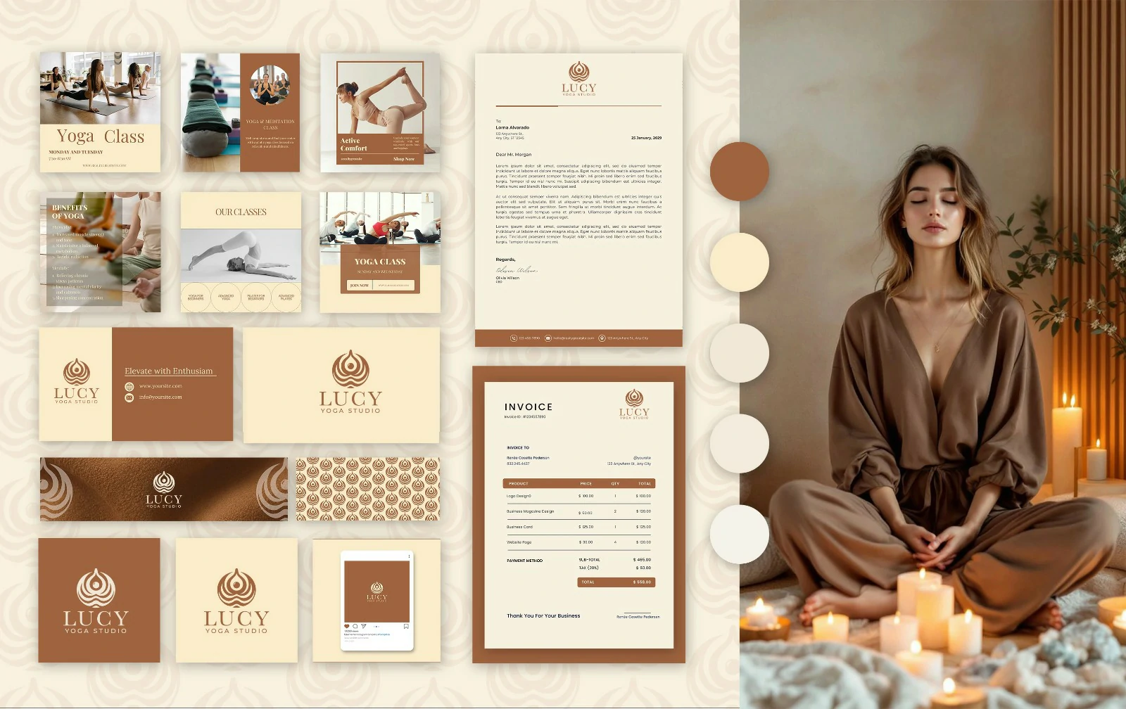 Stationery Design portfolio project stationery 01